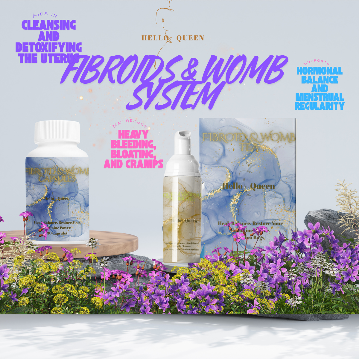 HELLO QUEEN™ FIBROIDS & WOMB SYSTEM