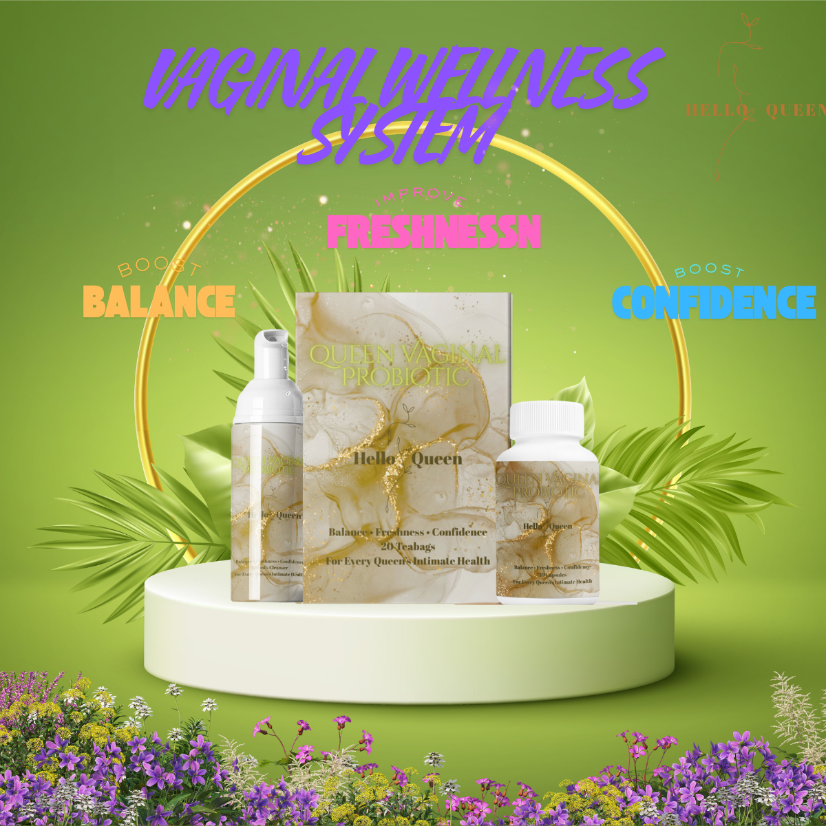 HELLO QUEEN™ VAGINAL WELLNESS SYSTEM